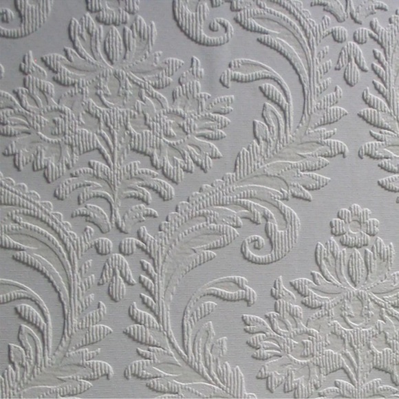 Luxury Damask Paintable Wallpaper Embossed Blown Vinyl Anaglypta RD80027 - Picture 5 of 5